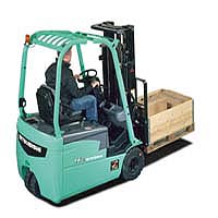 24 Volt, 48 Volt, 80 Volt Elektrikli forkliftler, 3 ve 4 tekerlekli
